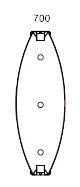 Caison galbé