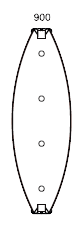 Caison galbé