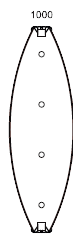 Caison galbé