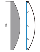 Caison galbé