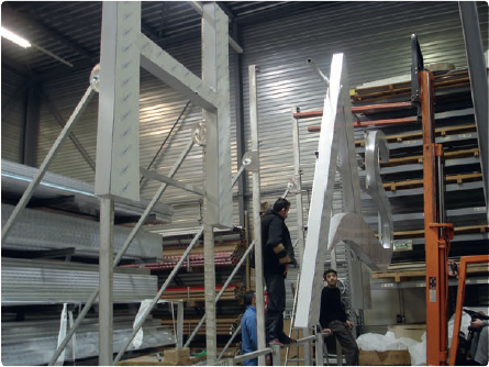 Prémontage de vos enseignes en usine