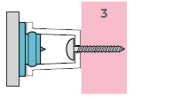 Fixation entretoise
